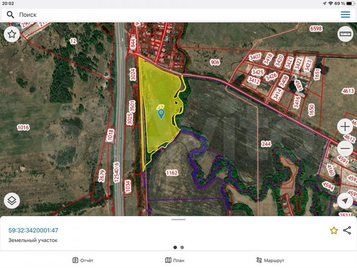 Участок 7,09 га (ИЖС)
