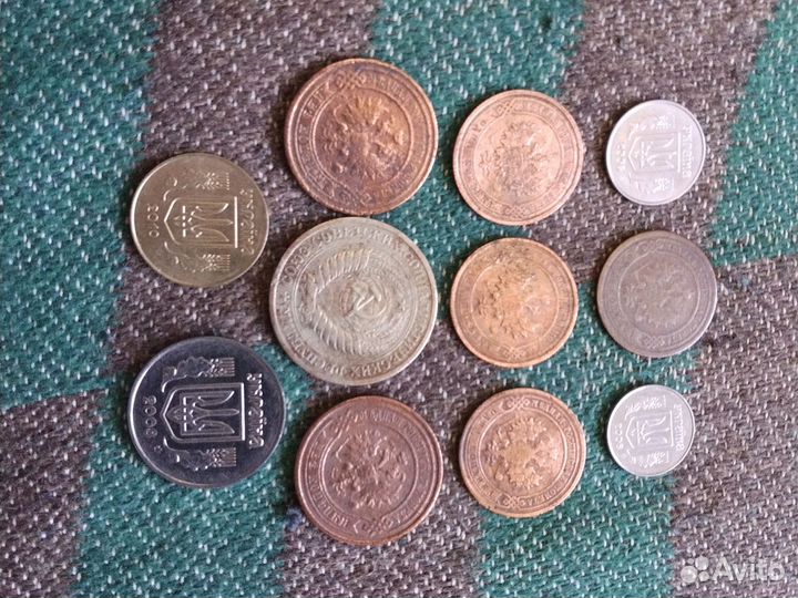 Монеты разные