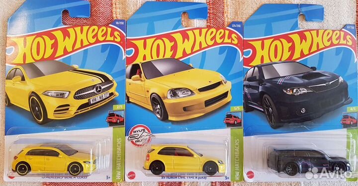 Hot wheels серия hatchbacks