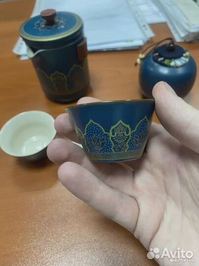 Чайный подарочный набор на 3 чашки