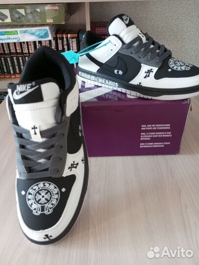 Кроссовки Nike sb dunk low x chrome hearts