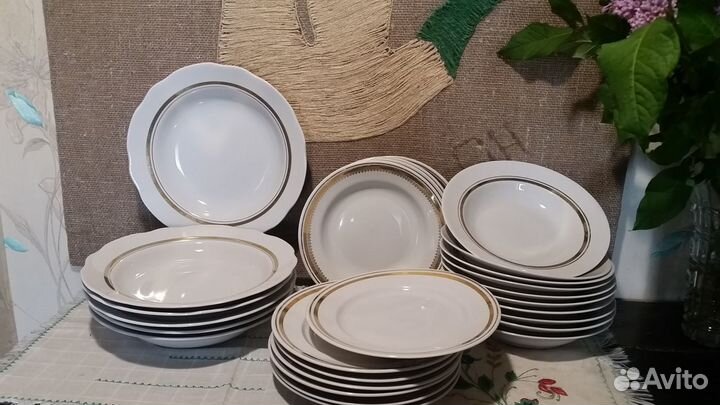 Фарфоровые тарелки из СССР