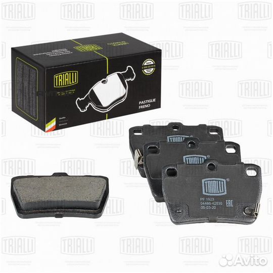 Trialli PF 1923 Колодки тормозные дисковые trialli