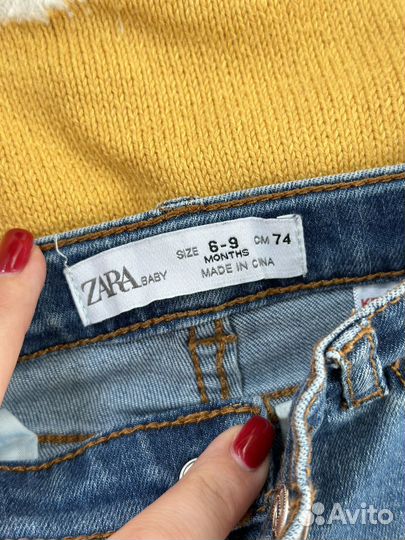 Джинсы свитер zara 74 р
