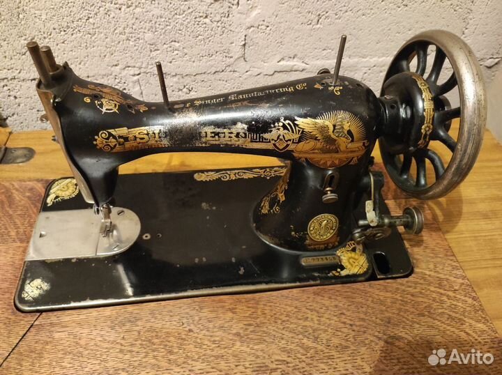 Швейная машинка зингер антикварная