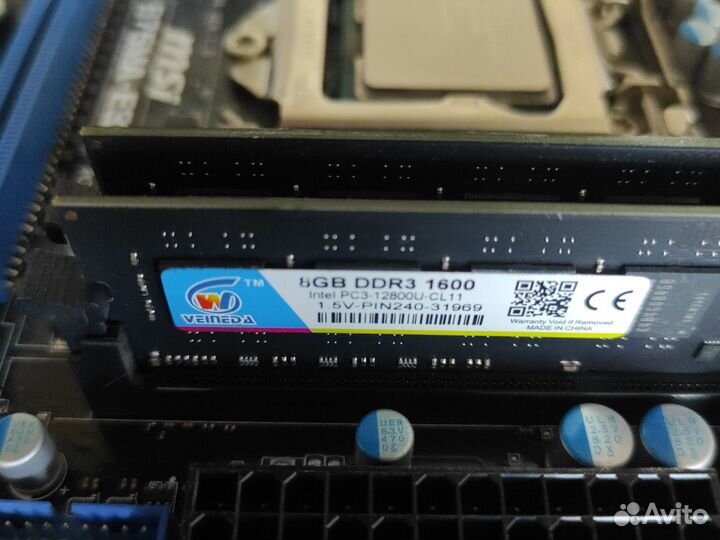 Материнская плата 1155 с процессором i5