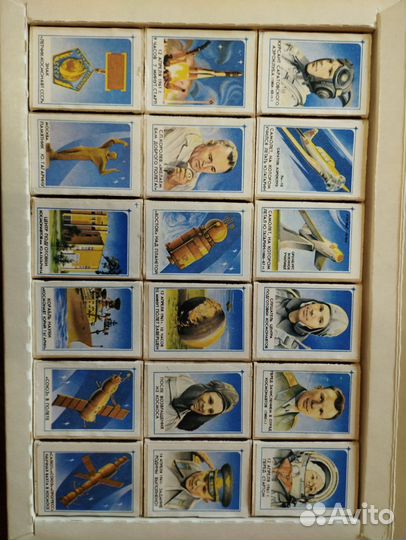 Набор спичечных коробков СССР Гагарин