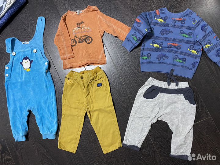 Вещи пакетом на мальчика (размер 74)