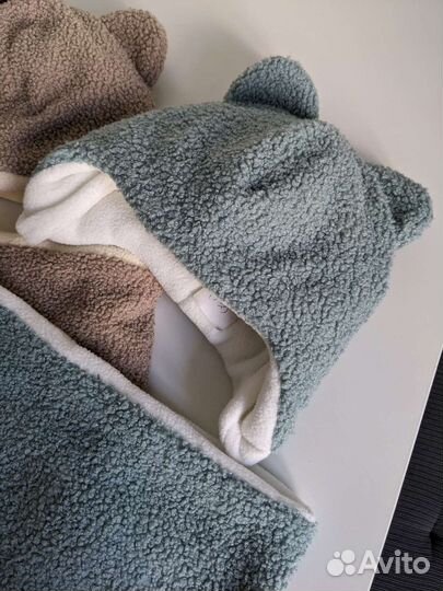 Комплект зимний детский (шапка+снуд) на 1-2 года