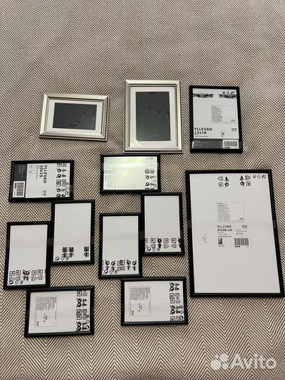 Рамки IKEA для картин фоторамка лампа Корзина