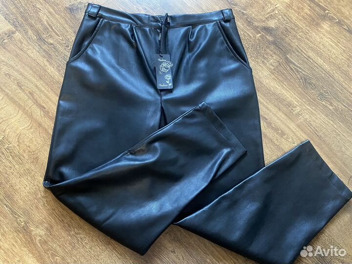 Брюки кожаные