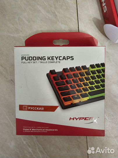 HyperX Alloy Origins (HX-KB6RDX-RU) +Kaps Pudding
