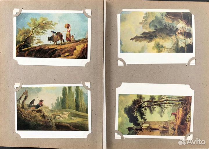 02 Редкие открытки с картинами художников