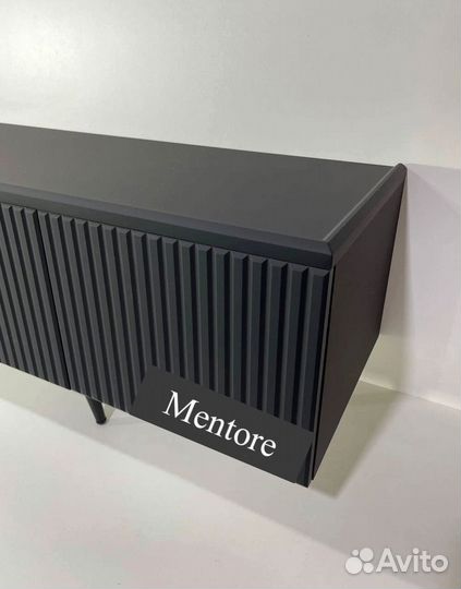 Тумба тв Bravo в черном цвете (1800х400х300 мм)