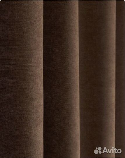 Шторы блэкаут шоколадные