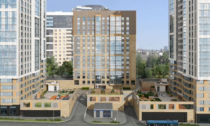 3-к. квартира, 75,4 м², 2/24 эт.