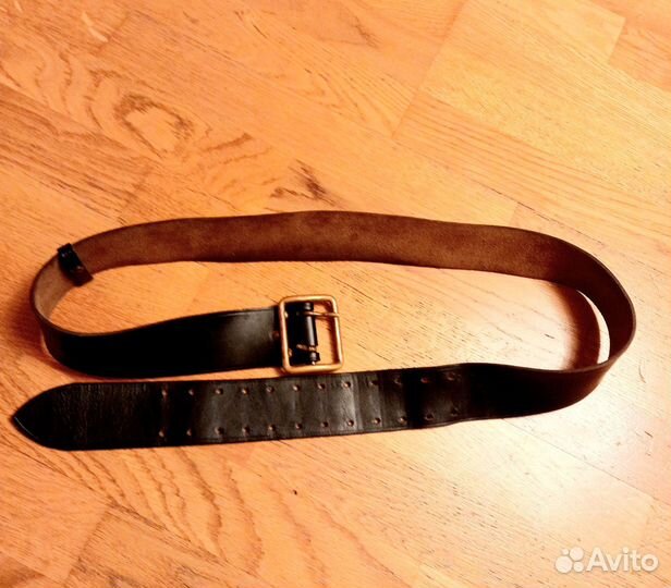Ремень кожаный офицерский
