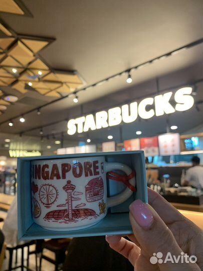 Кофейная чашечка starbucks сингапур