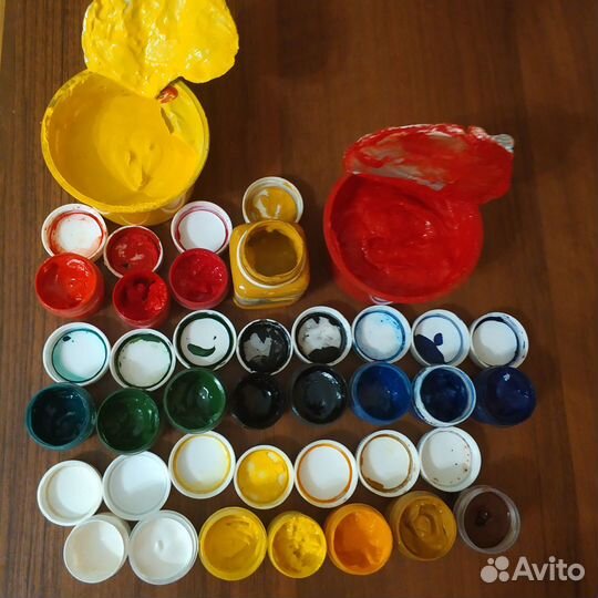 Гуашь Луч, Гамма, Аква-колор большой лот