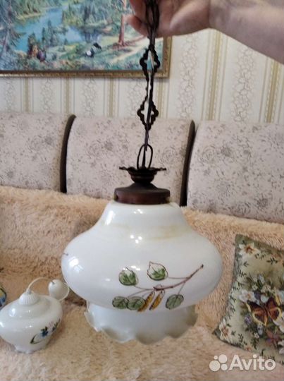 Люстра потолочная бу