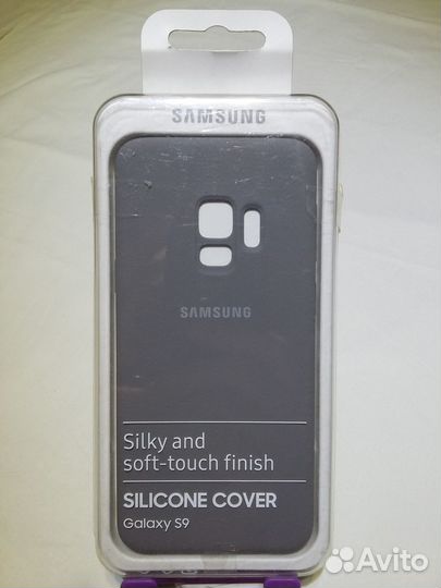 Новый чехол Samsung Silicone Cover на Galaxy S9