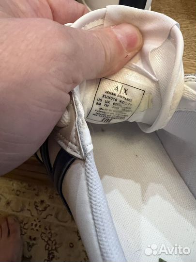 Мужские кожаные кеды