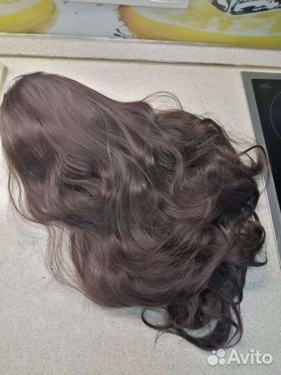 Пряди на заколках, парик