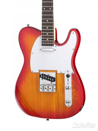 FEG/FEG-KG-08-RED Электрогитара, красная, Foix