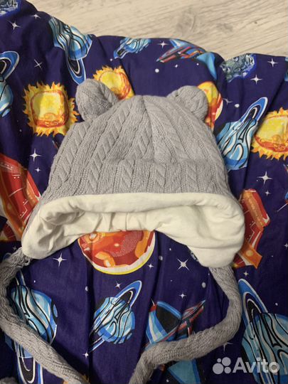 Конверт-одеяло на выписку зимний