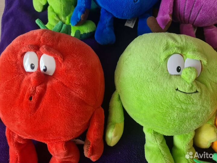 Мягкие игрушки овощи,фрукты