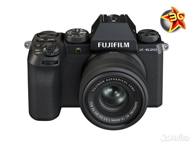 Фотоаппарат Fujifilm X-S20 Kit XC 15-45mm f/3.5-5. Новый