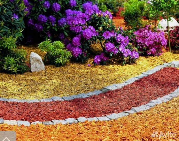 Кора сосны мульча