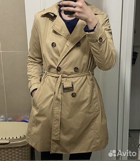 Плащ тренч stradivarius