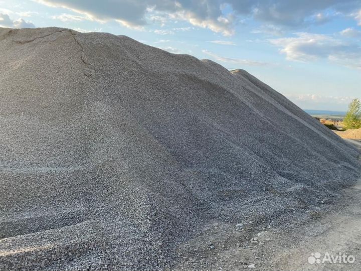 Вторичный щебень, гравий речной, пгс, бут