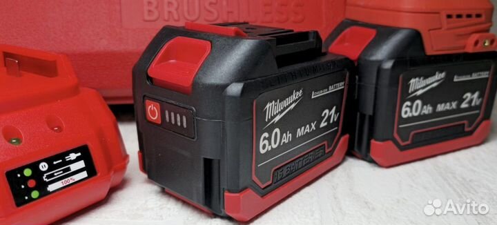 Гайковерт аккумуляторный Milwaukee 850N.M 6Ah