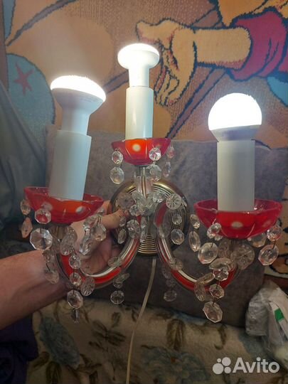 Хрустальное бра СССР