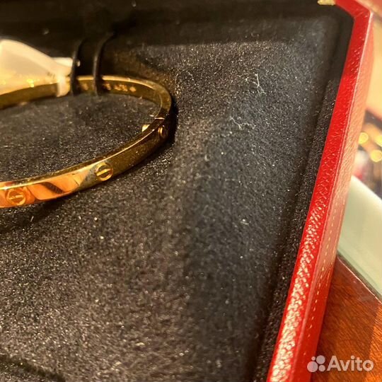 Браслет cartier love тонкий