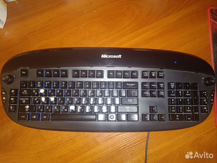 Игровая клавиатура microsoft reclusa+обычная