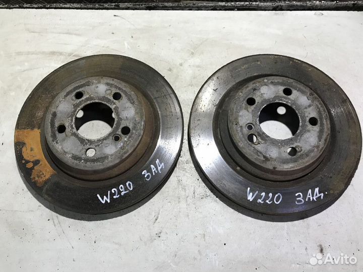Диск тормозной задний Mercedes Benz W220