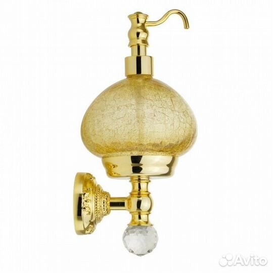 Дозатор для жидкого мыла Migliore Cristalia 16830 золото