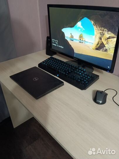 Стол компьютерный офисный Дуб Шамони 160х60х75