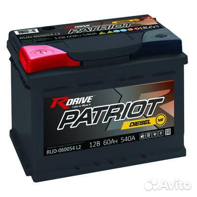 Аккумулятор RDrive 60Ач прям. пол. RUD-060054L2