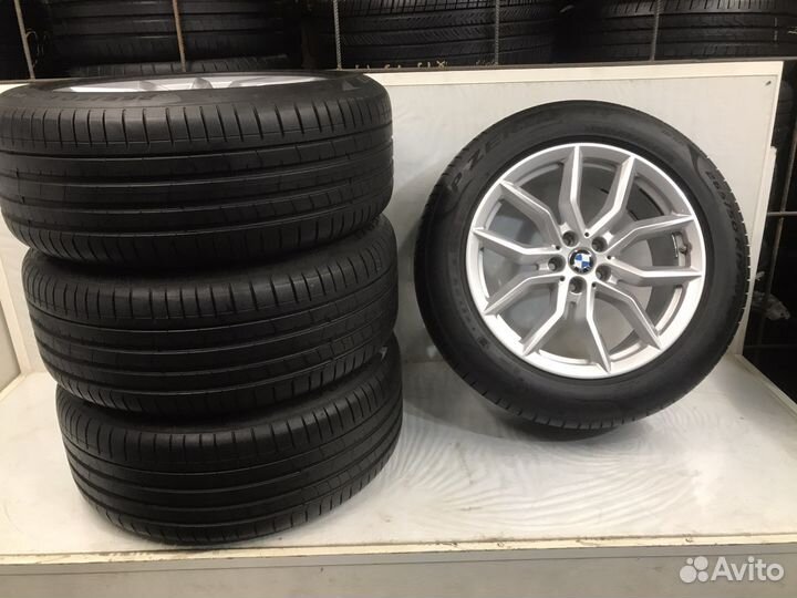 Колеса BMW 734 с летними шинами Pirelli оригинал