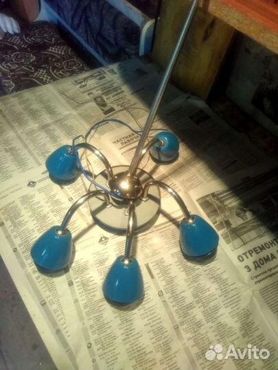 Люстра бу без плафонов