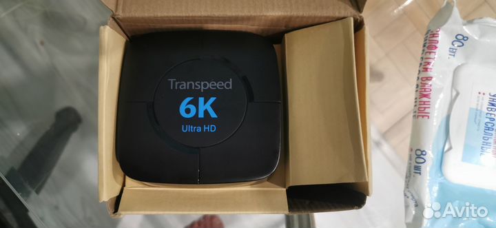Smart tv приставка transpeed 6k, 4/64 gb