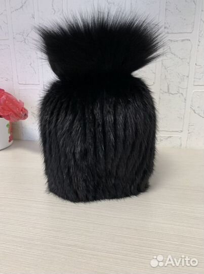 Шапка норковая женская