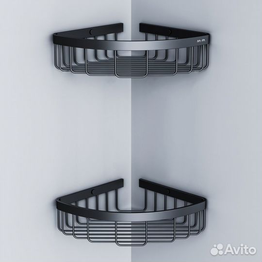 Полка корзина AM.PM Sense L A7452222 угловая Черн