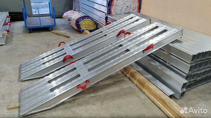 Аппарели алюминиевые для трала