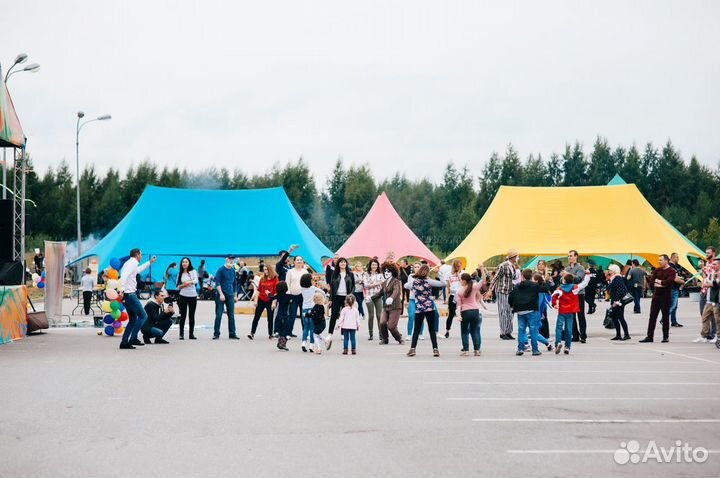 Аренда шатра Звезда, тента звезда Startent