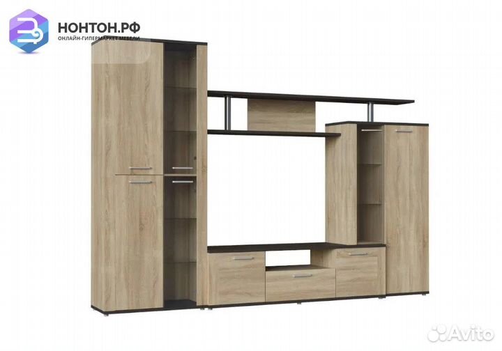 Стенка со стеклостворкой Соло-10 А